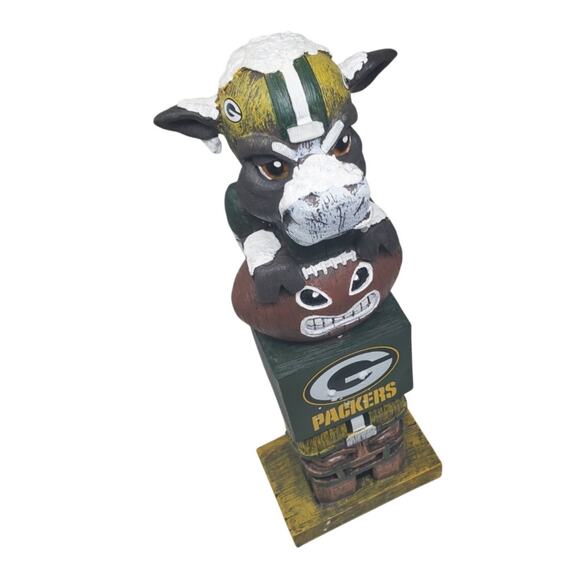 New NFL 16 inch Team Tiki Totem Green Bay Packers - Picture 4 of 5